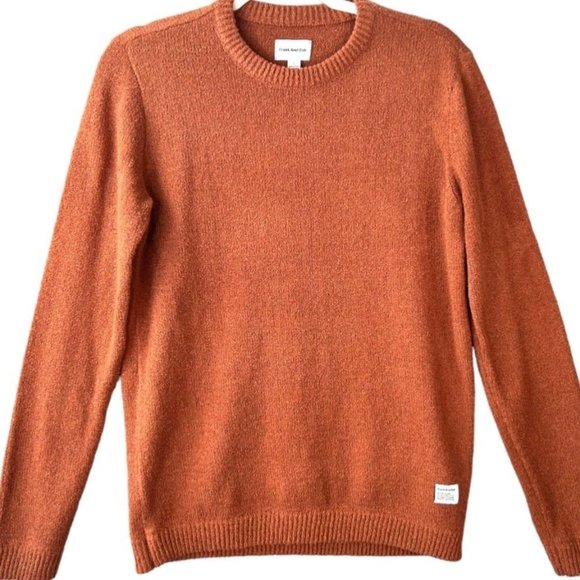 Frank and Oak Sweater Women's Size S Rust Orange - Picture 1 of 6